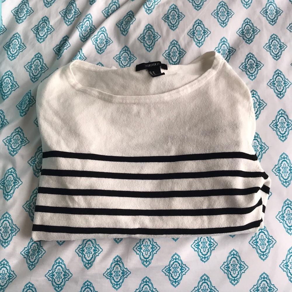 striped forever 21 sweater